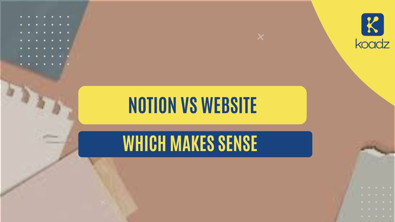 Notion vs Website: When Each Makes Sense